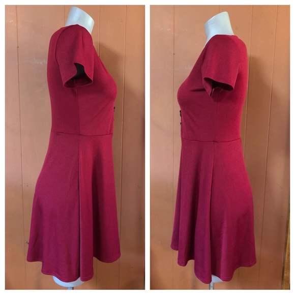 NWT Francesca’s Alya Sherra Brock Button Front V-Neck Dress, Small - Picture 7 of 10